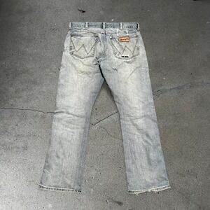 Wrangler Light Wash Bootcut Men's Jeans